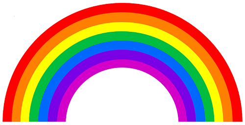 los colores del arcoiris