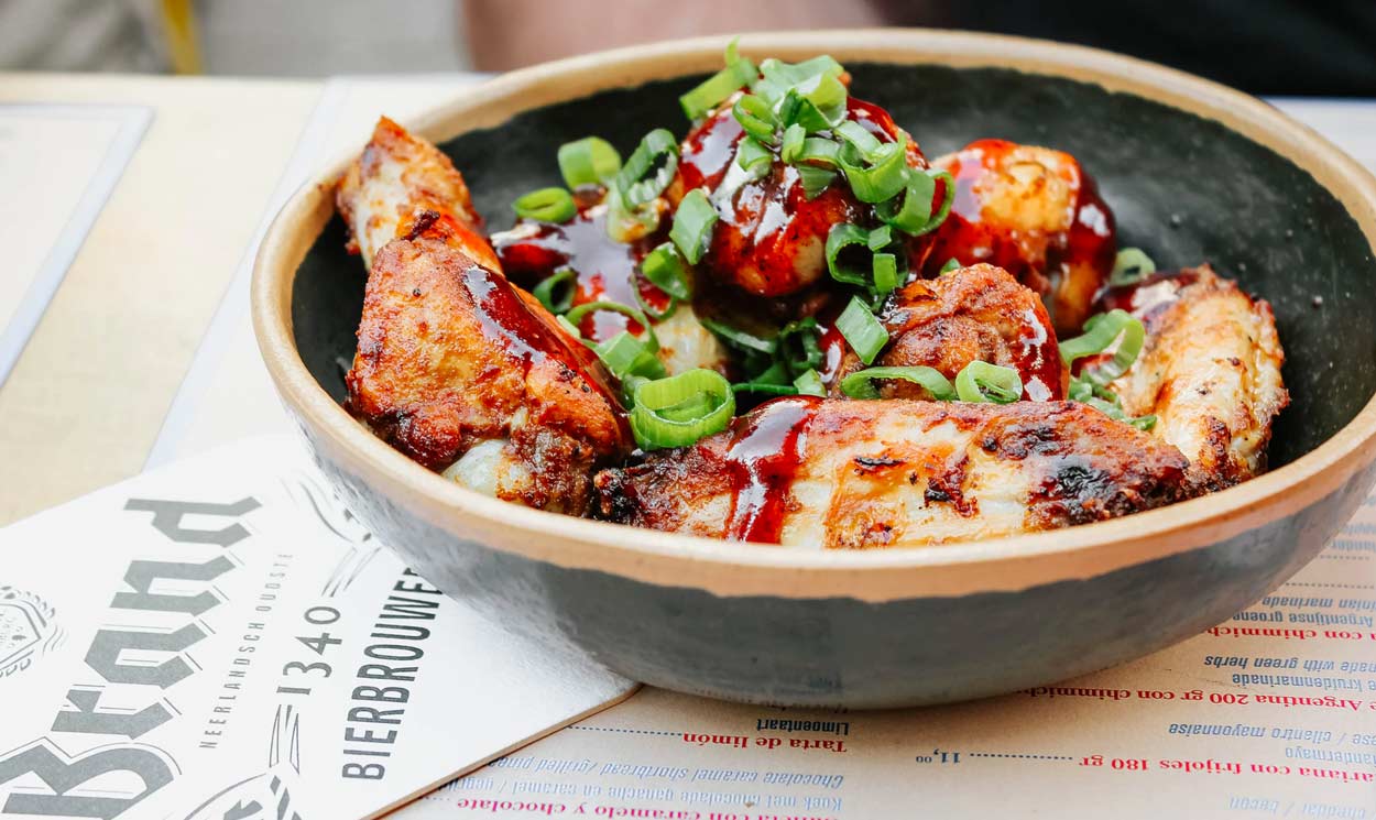 Alitas de pollo al horno Buffalo saludables