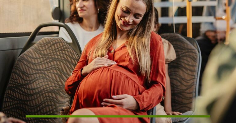 transporte público cuando estás embarazada