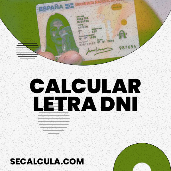 Calcular letra dni gratis