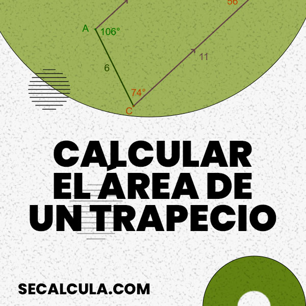 Calcular el área de un trapecio