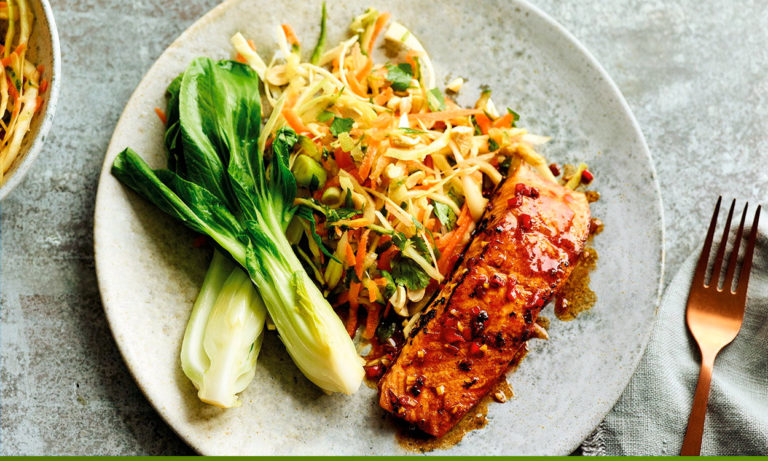 Receta de harina de salmón mediterráneo (g / f + keto)