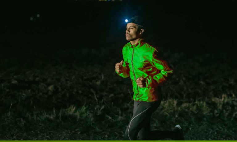 luz frontal perfecta para running