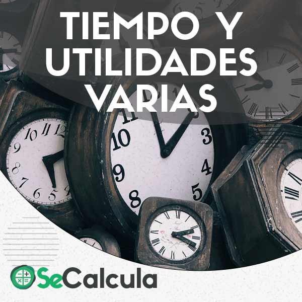 Tiempo Y Utilidades Varias